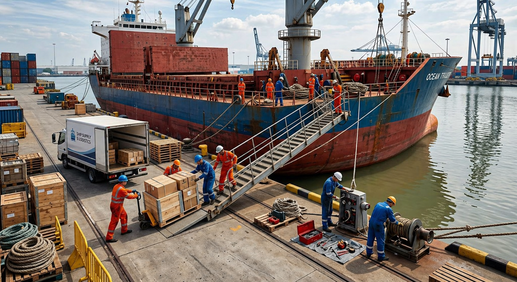 Ship Husbandry Maintenance Services Professional Vessel, Marine and Underwater Ship Maintenance Solutions
