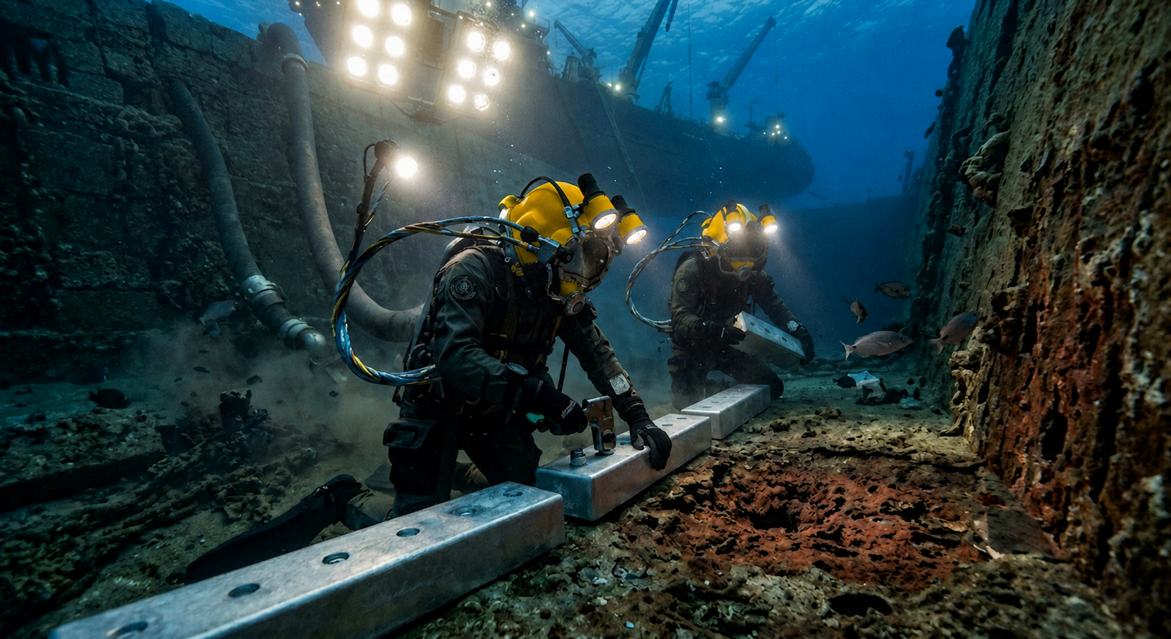 Hull Anode Installation