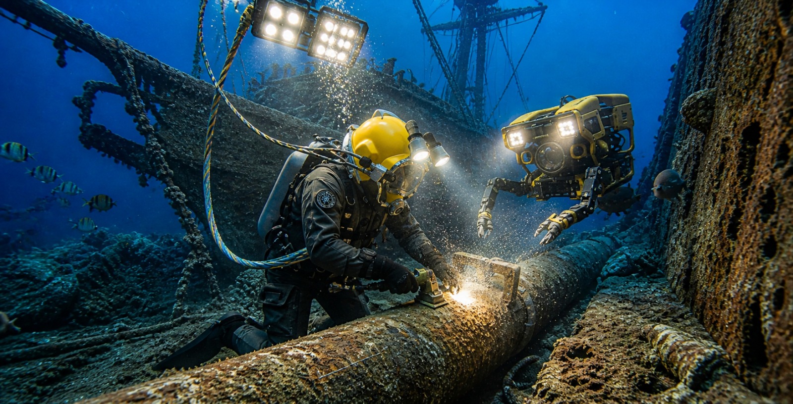Underwater NDT and Corrosion Control